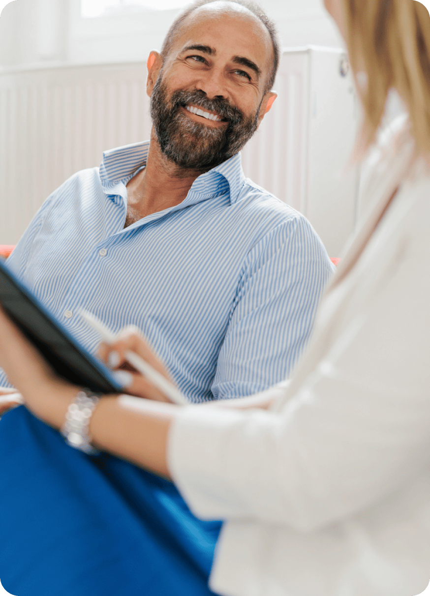 Smiling man