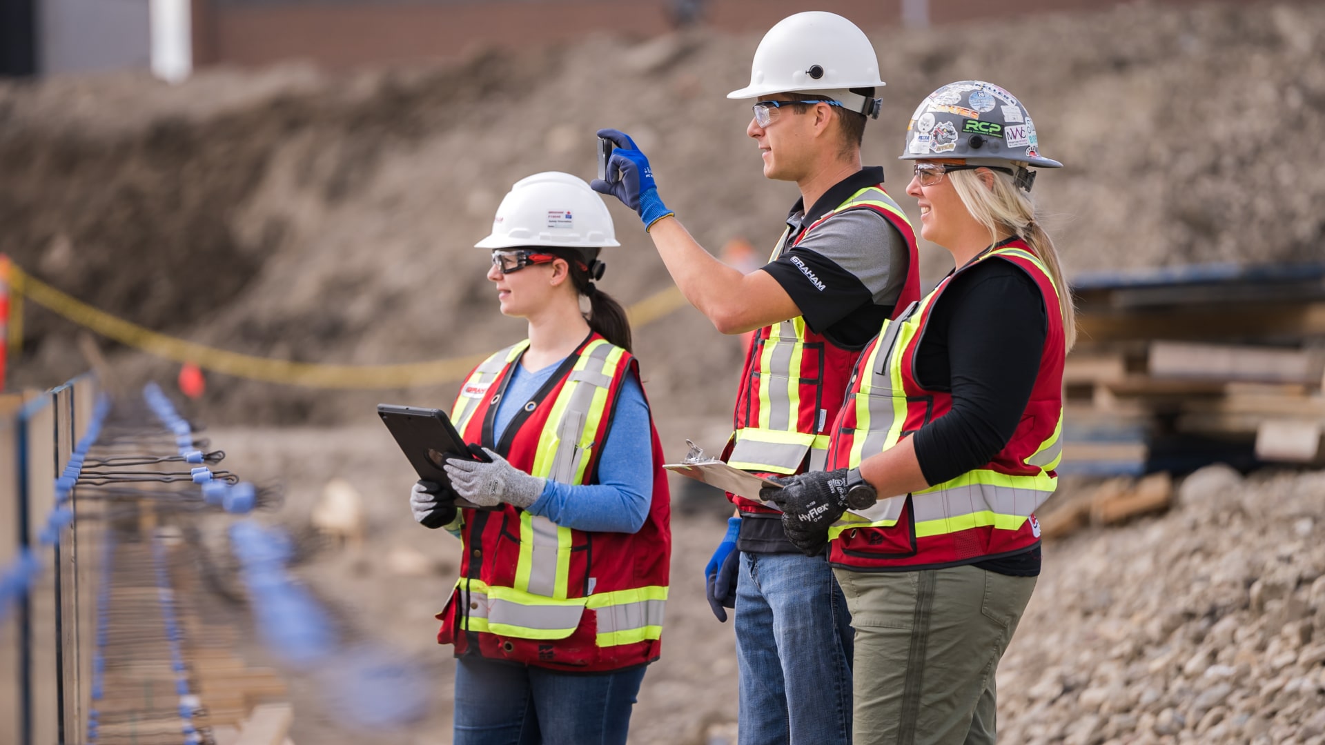 Bluebeam construction management tools allow Graham Construction to identify and track issues at the jobsite.